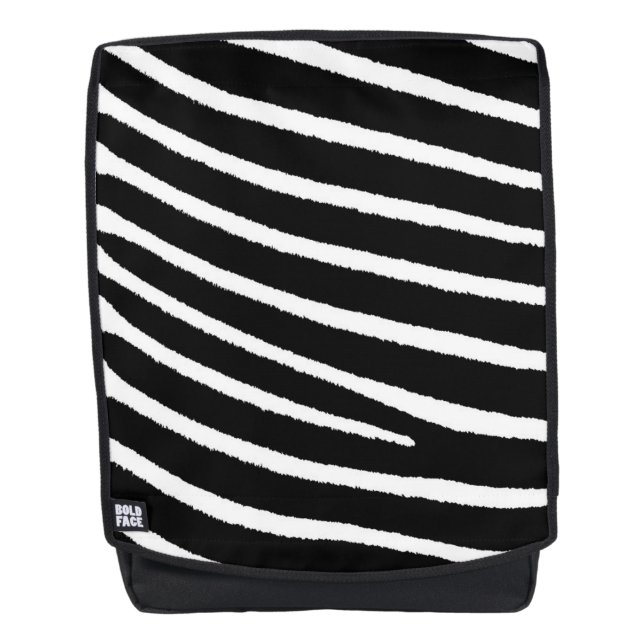 Mochila Patrón de cebra (Anverso)