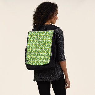 Mochila Patrón de hojas, patrón de hojas, hojas verdes