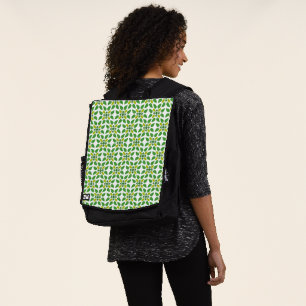 Mochila Patrón de hojas, Patrón de hojas, Hojas verdes