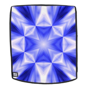 Mochila Patrón de ráfaga de línea azul
