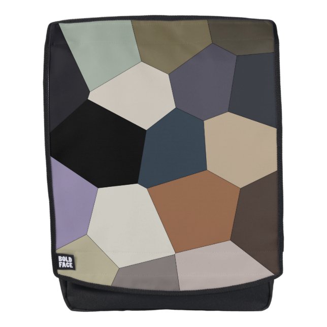 Mochila Patrón de tonos de Guay Earth (Anverso)