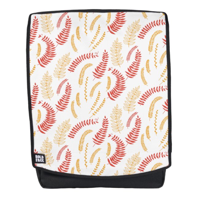 Mochila Patrón floral (Anverso)