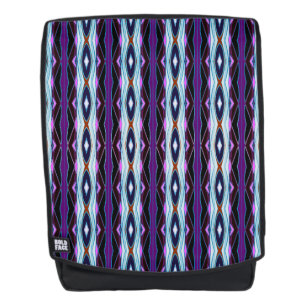 Mochila Patrón púrpura único