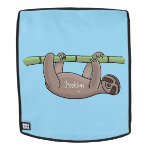 Mochila Pereza sonriente suave en el ilustracion personali