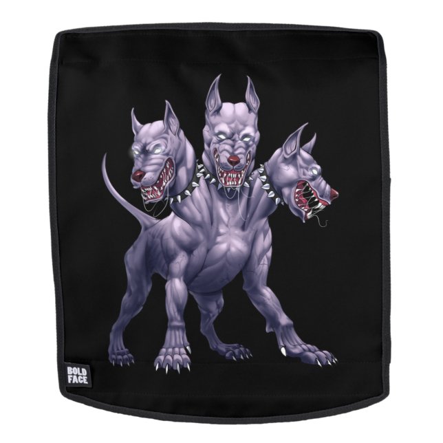 Mochila Perro de tres cabezas Cerberus (Cara extraíble)