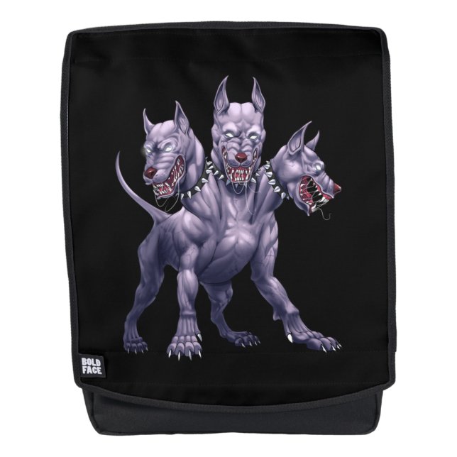 Mochila Perro de tres cabezas Cerberus (Anverso)