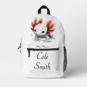 Mochila personalizada "Axolotl místico"