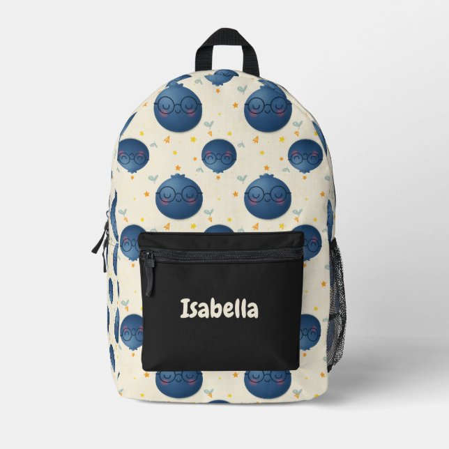 Mochila personalizada Blueberry Guay para niños** (Anverso)