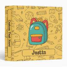 Mochila personalizada de vuelta al cole y garabato