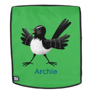 Mochila Personalizado australiano Willie Wagtail personali