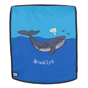 Mochila Personalizado caprichoso de ballenas y terneros