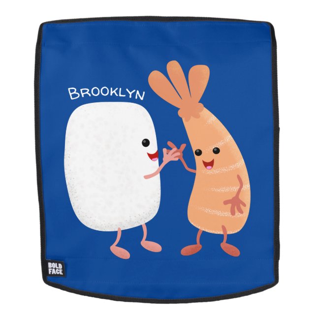 Mochila Personalizado de amigos de la pradera de arroz dul (Cara extraíble)