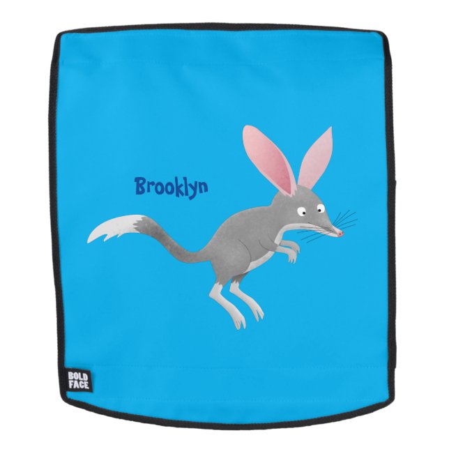 Mochila Personalizado de bilby australiano feliz (Cara extraíble)