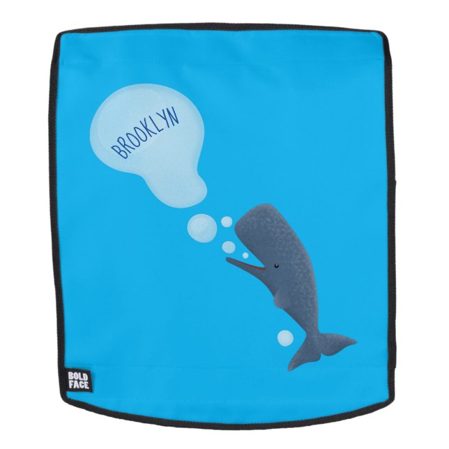 Mochila Personalizado de burbujas de esperma de esperma (Cara extraíble)