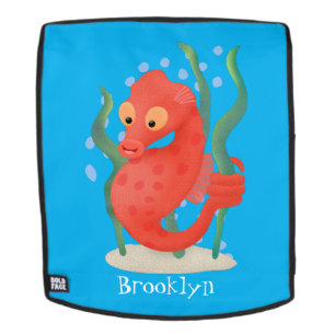 Mochila Personalizado de caballitos de mar de pepino