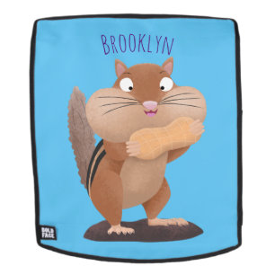Mochila Personalizado de chipmunk de grandes mejillas grac