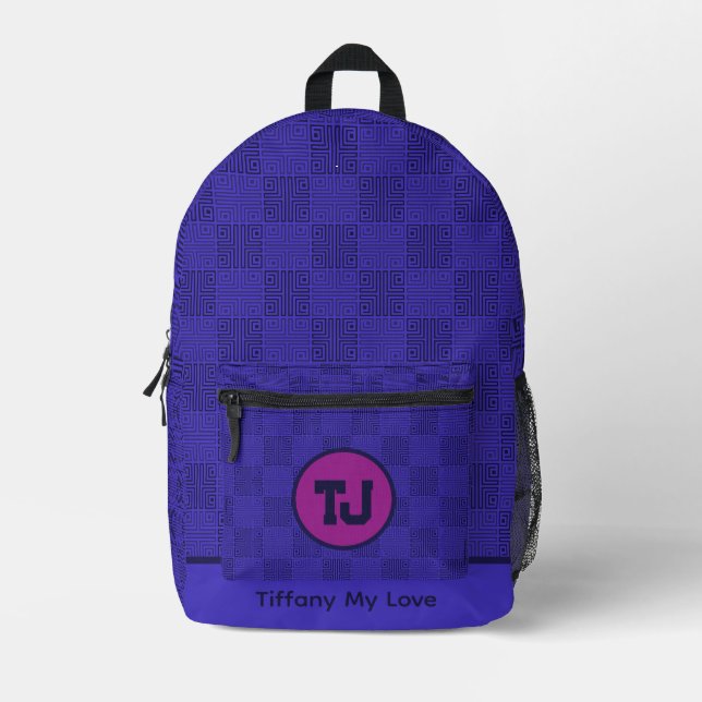 Mochila Personalizado de fin de semana de la moda  (Anverso)