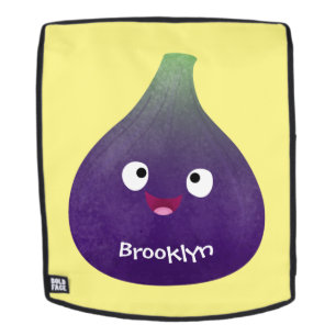 Mochila Personalizado de fruta púrpura feliz