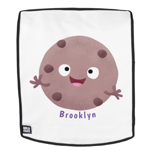 Mochila Personalizado de galleta de chocolate inteligente (Cara extraíble)