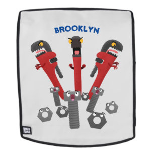 Mochila Personalizado de humor de herramientas monstruosas