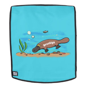 Mochila Personalizado de natación de Platypus Cute