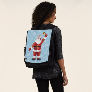 Mochila Personalizado de Navidades divertidos de Santa Cla