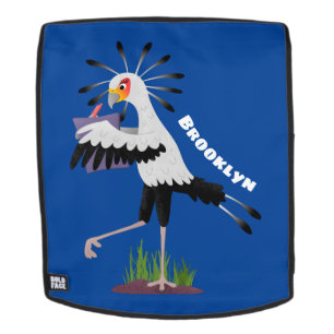 Mochila Personalizado de notas de escritura de pájaros de