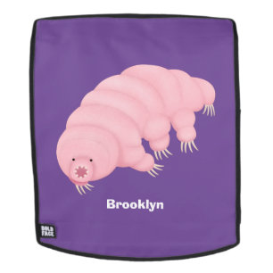 Mochila Personalizado de oso de agua tardígrado rosa y sua