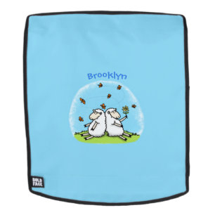 Mochila Personalizado de ovejas y mariposas