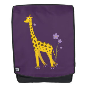 Mochila Personalizado de Patinaje Gratuito Giraffe