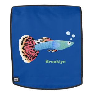 Mochila Personalizado de peces tropicales adormilados