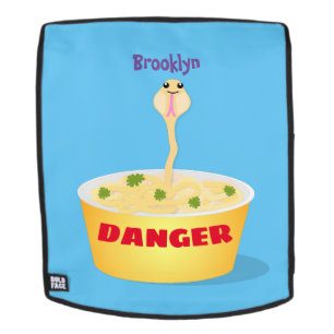 Mochila Personalizado de serpientes de fideos de pelo hues