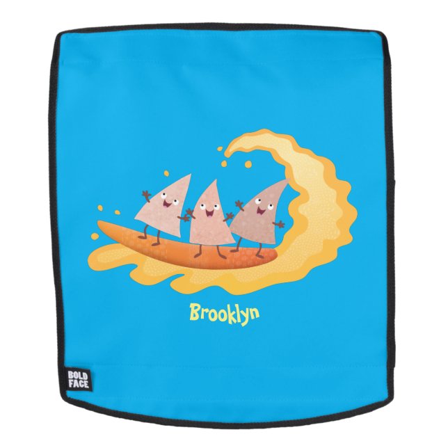 Mochila Personalizado de surf con chips de maíz de nachos (Cara extraíble)
