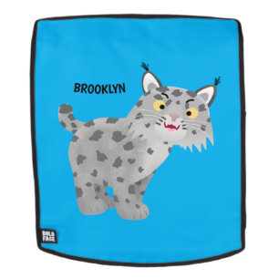 Mochila Personalizado del lince del bobcat medio