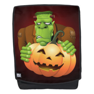 Mochila Personalizado Frankenstein con Calabaza