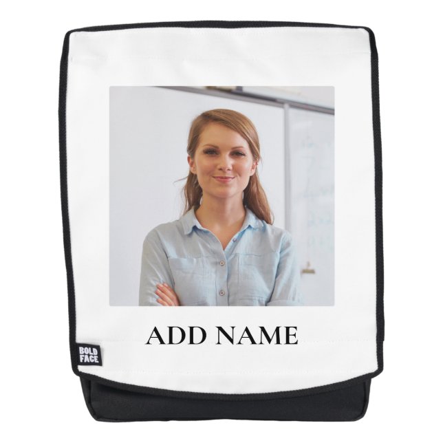 Mochila Personalized Image & Name Crossbody Bag Stylish (Anverso)