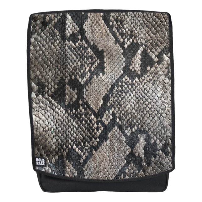 Mochila Piel de serpiente Python - RICA Moda Elegante (Anverso)