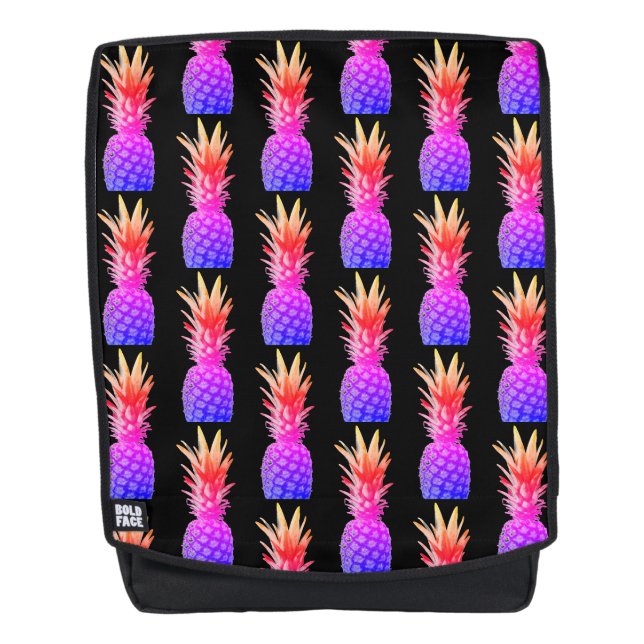 Mochila Piñas Piñas Ombré Naranja Rosa y Púrpura (Anverso)