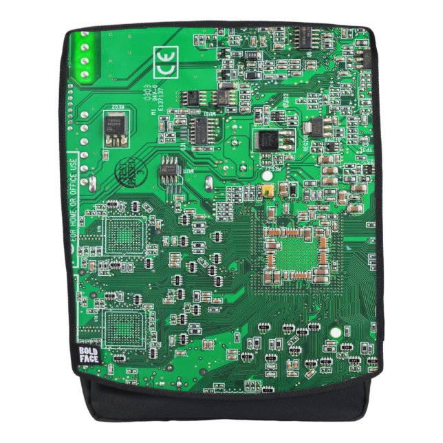 Mochila Placa del circuito impreso para el circuito verde  (Anverso)
