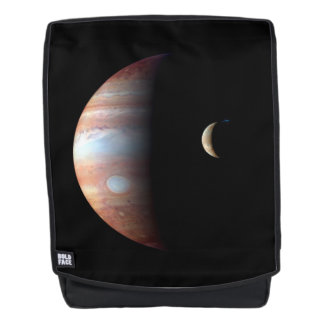 Mochila Planeta gigante del gas Júpiter y luna galileña Io