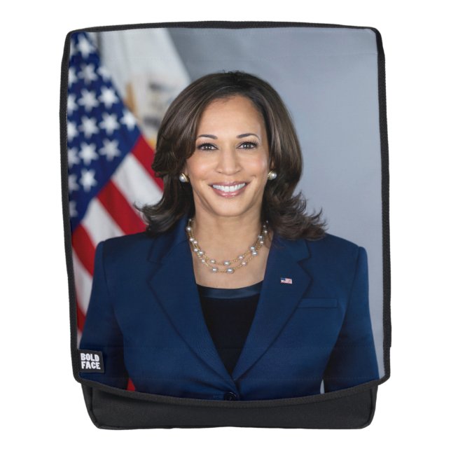 Mochila Presidente Candidato Kamala Harris US 2024 (Anverso)