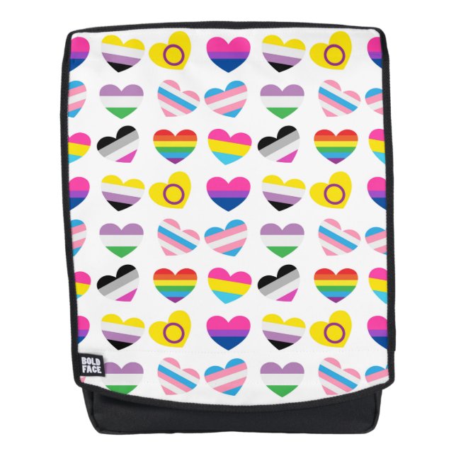 Mochila Pride Hearts #2 (Anverso)