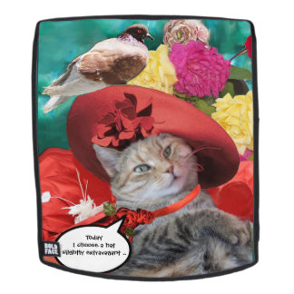 Mochila PRINCESS TATUS CAT, RED GORRA Y PIGEON Día de la M