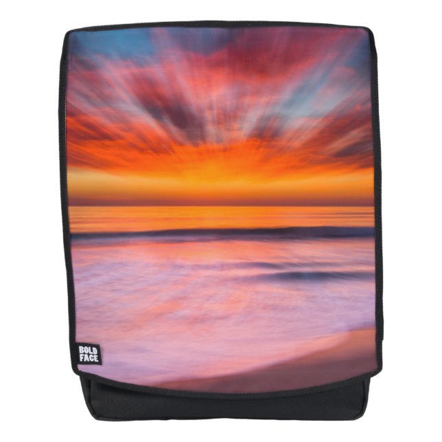 Mochila Puesta de sol Tamarack Beach | Carlsbad, CA (Anverso)