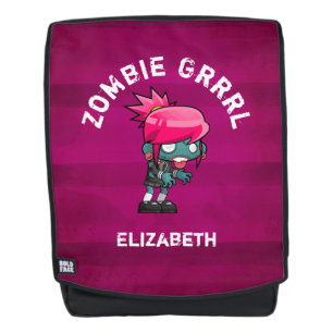 Mochila Punk lindo Rock Zombie Grrrl