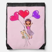 Mochila Pupeye & Diana Heart Balloons