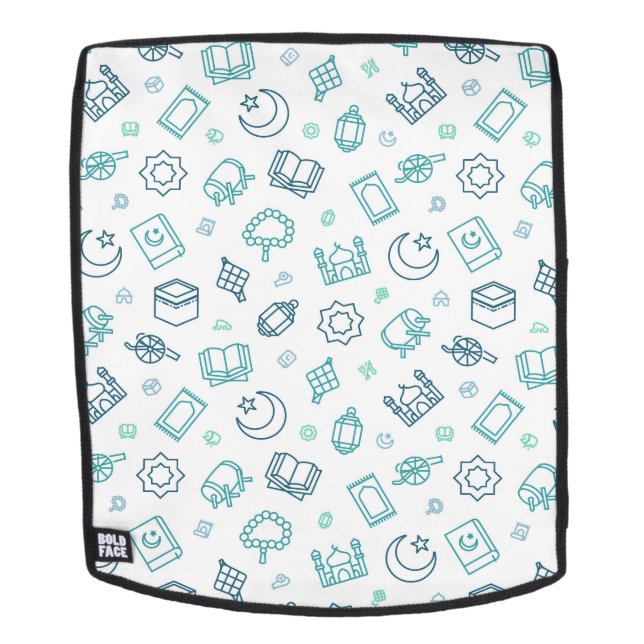Mochila Ramadan Doodles #2 Face (Cara extraíble)