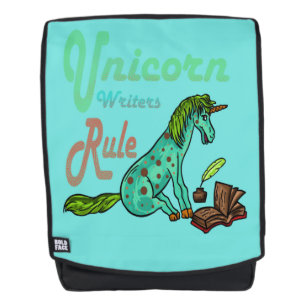 Mochila Regla de escritores de Unicornio