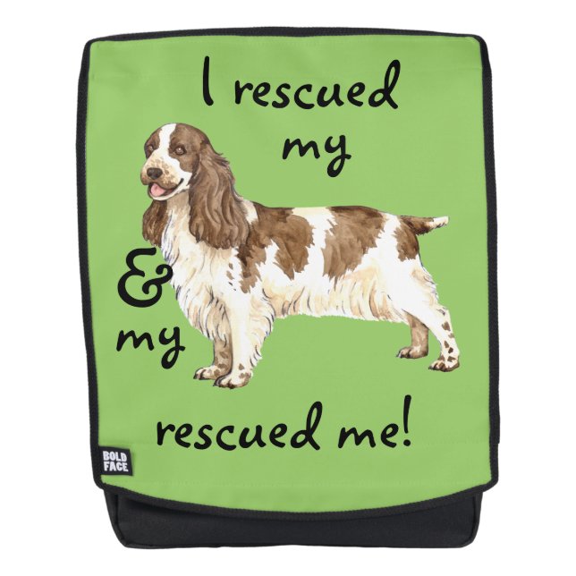 Mochila Rescue English Cocker Spaniel (Anverso)