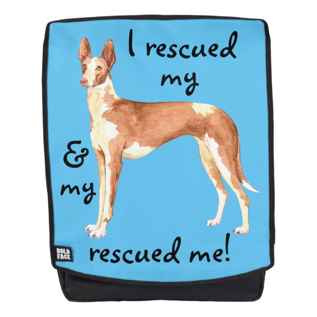 Mochila Rescue Ibizan Hound Backpack (Anverso)